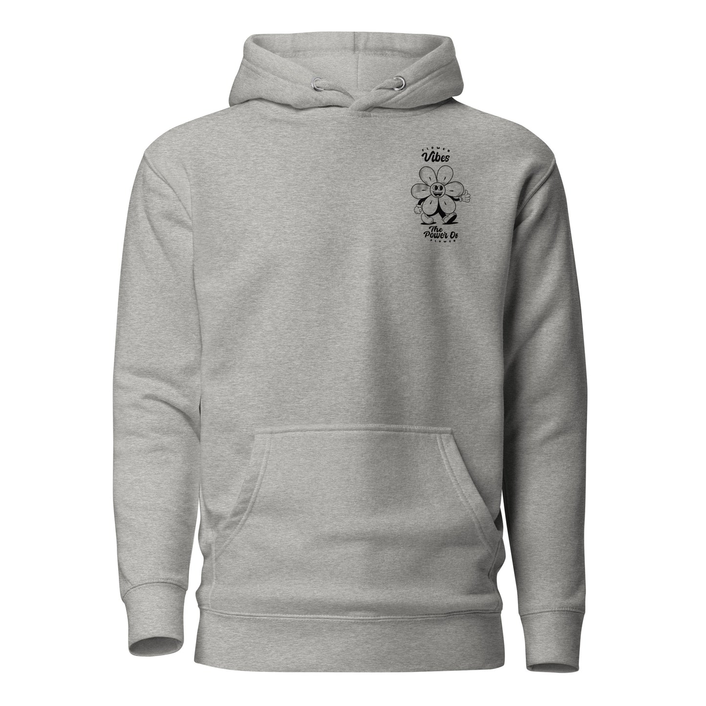 Sweat à capuche unisexe Flower molletonné