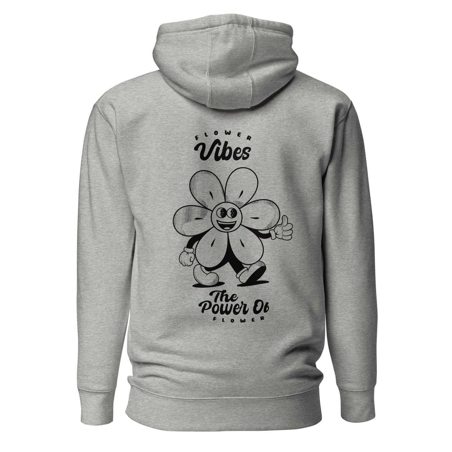 Sweat à capuche unisexe Flower molletonné