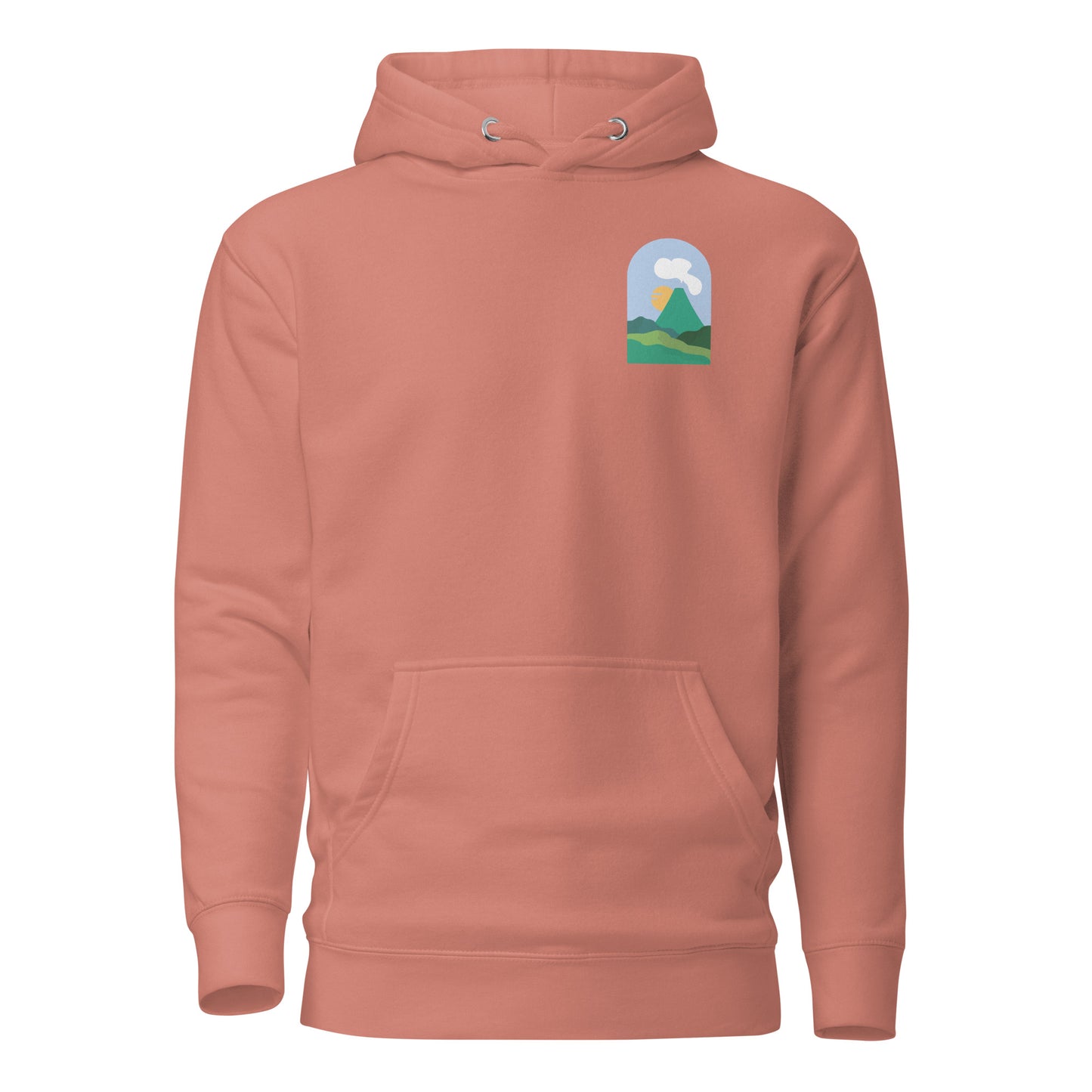 Sweat à capuche Volcanique unisexe molletonné