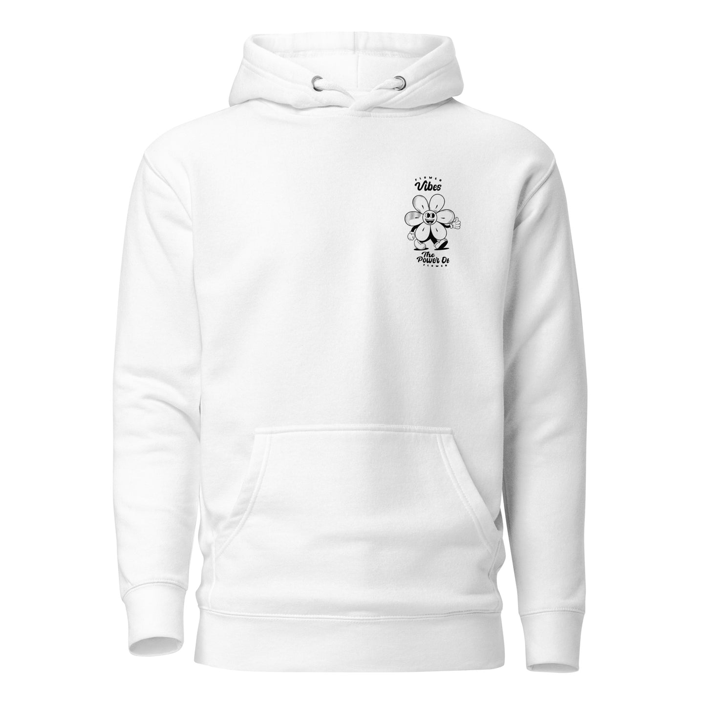 Sweat à capuche unisexe Flower molletonné