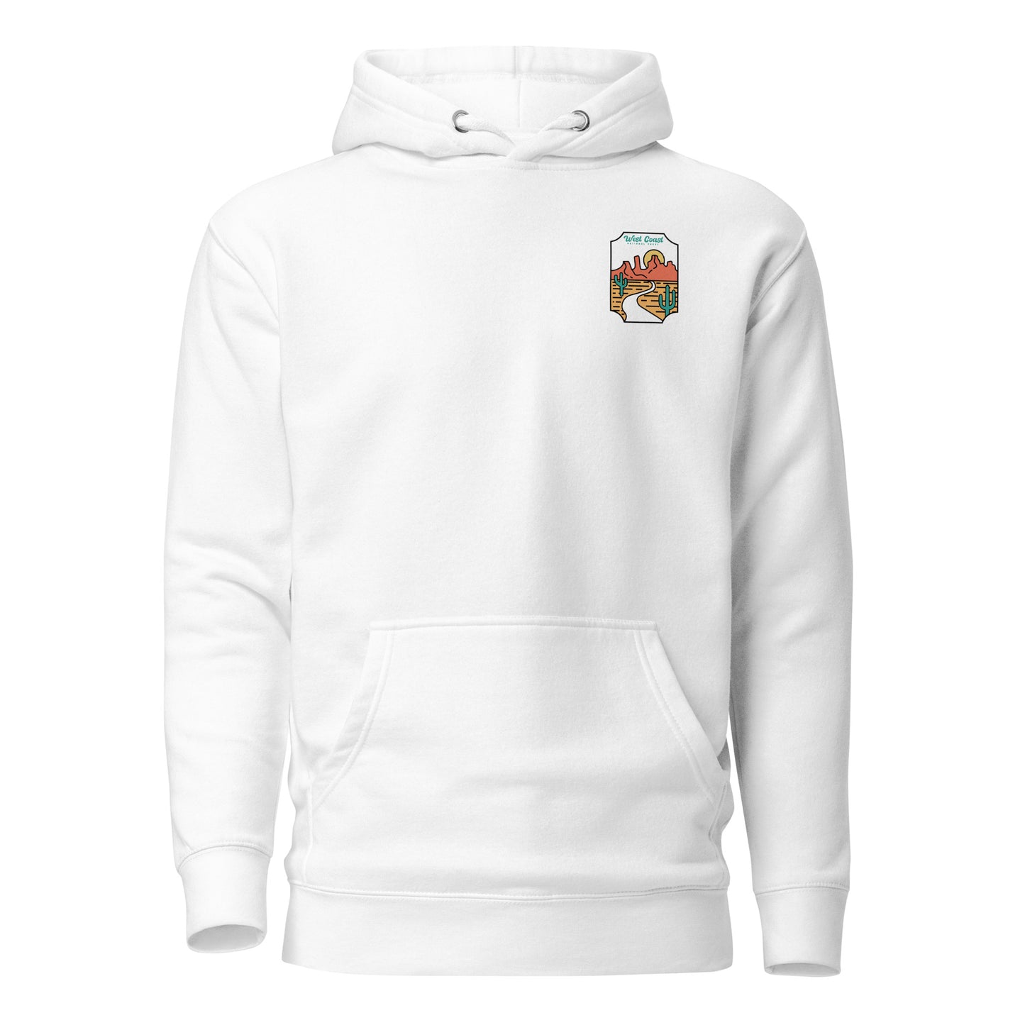 Sweat à capuche West Coast unisexe molletonné